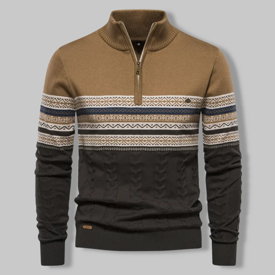 Oslo Quarter Zip Sweater
