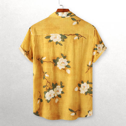 Island Time Short-Sleeve Button-Up Shirt