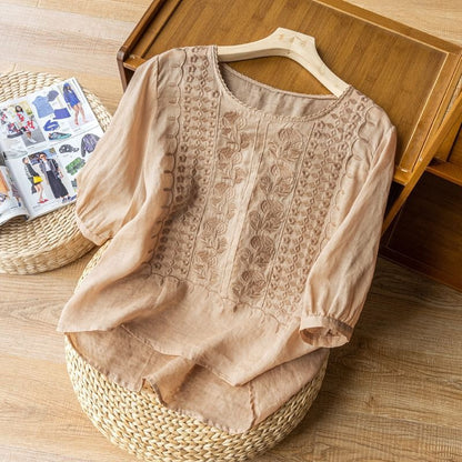 Élira Linen Blouse