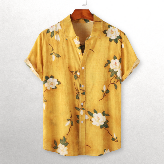 Island Time Short-Sleeve Button-Up Shirt