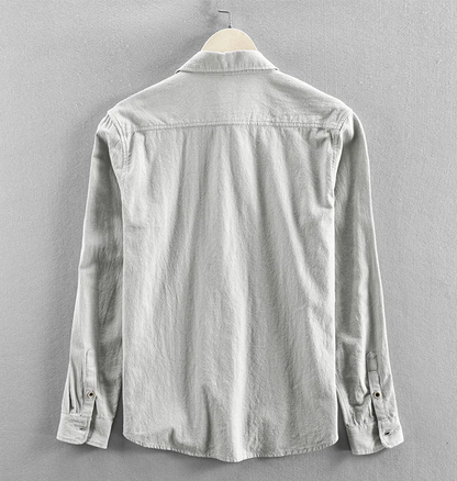 Grayson Breezy Cotton Long-Sleeve Shirt