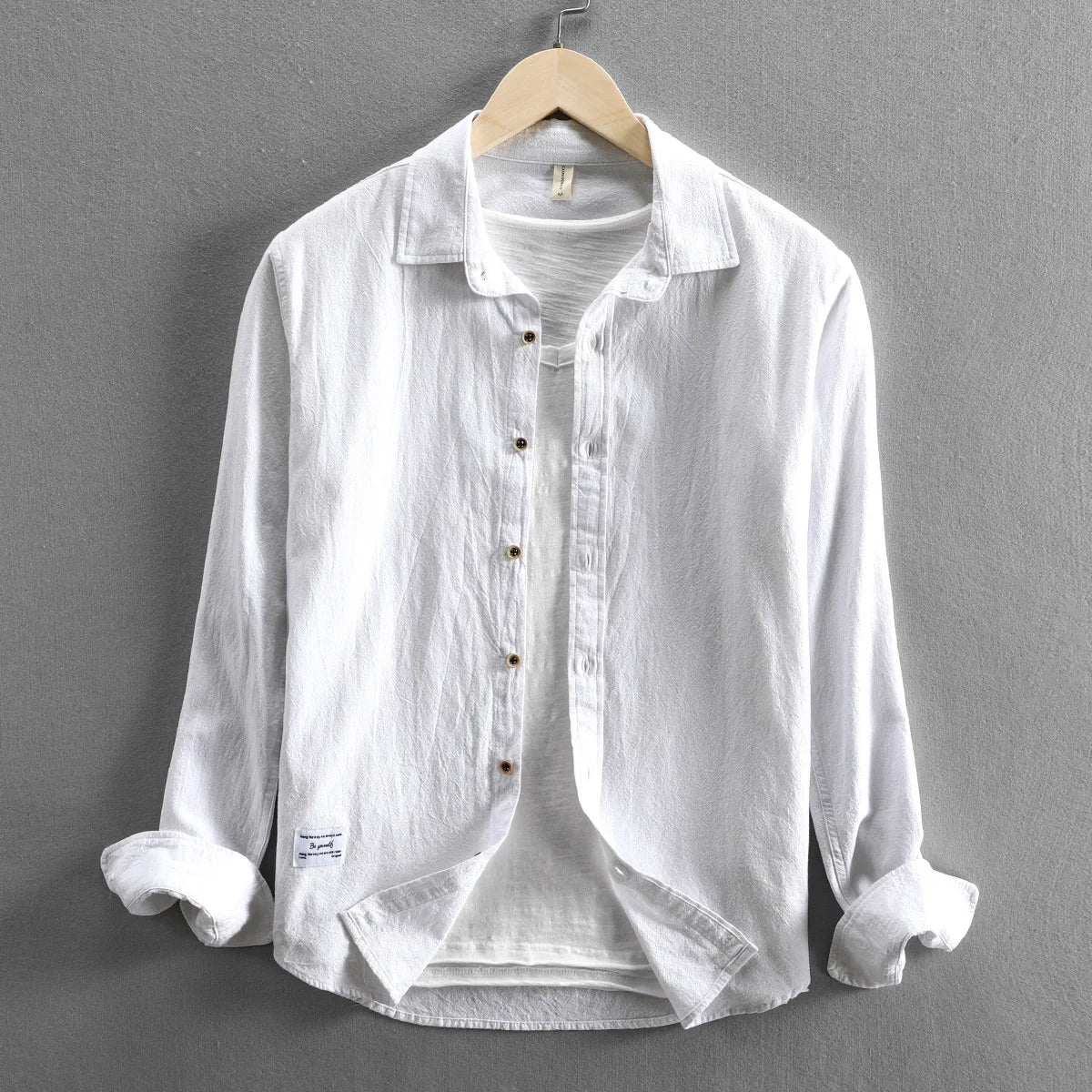 Grayson Breezy Cotton Long-Sleeve Shirt
