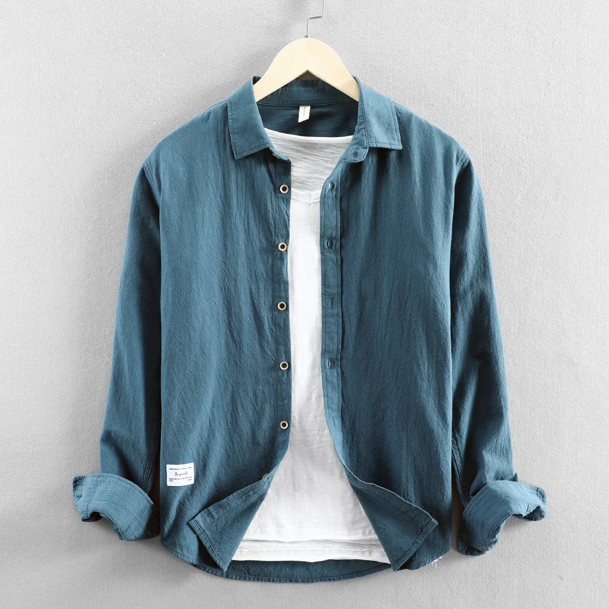 Grayson Breezy Cotton Long-Sleeve Shirt